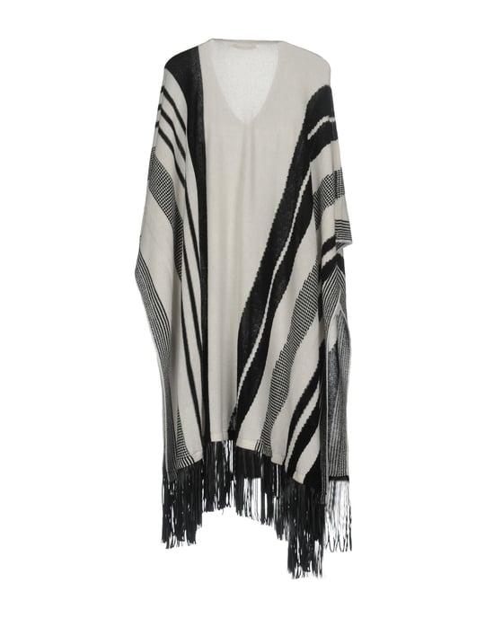 Alice + Olivia Ivory Wool Cape