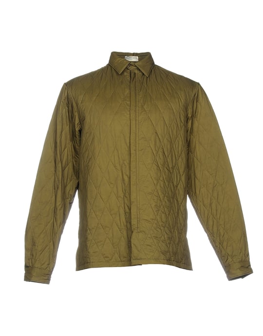 Balenciaga Military Green Quilted Jacket
