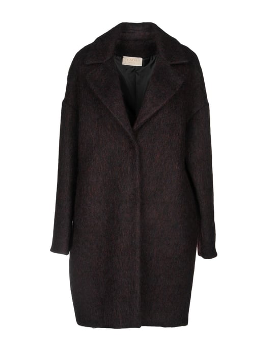 Kaos Jeans Deep Purple Wool Coat