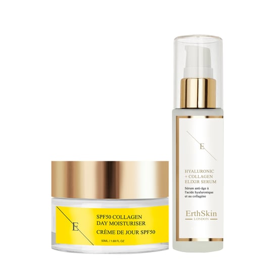 SPF 50 Collagen Tagescreme 50ml + Hydroacid & Collagen Serum - 60ml - Image 1