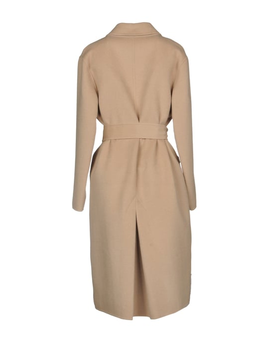Patrizia Pepe Beige Wool Belted Coat