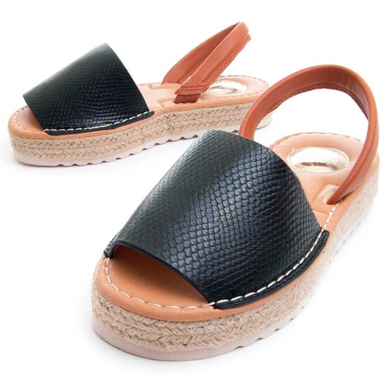 Montevita Plattform Sandale Ibispl in Schwarz - Image 1