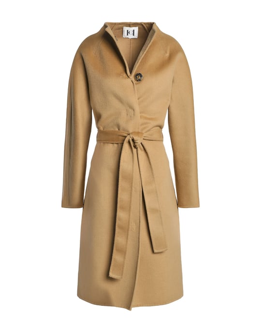 Carolina Herrera Sand Virgin Wool Coat