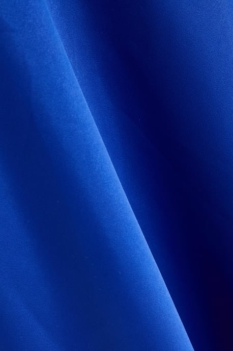 Royal Blue Satin Cowl Neck Midaxi Dress