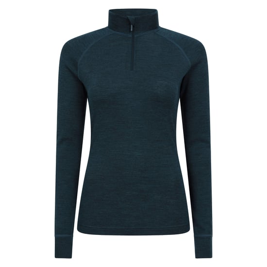 Mountain Warehouse - Thermo-Top Reißverschluss für Damen (Petrol) - Image 1