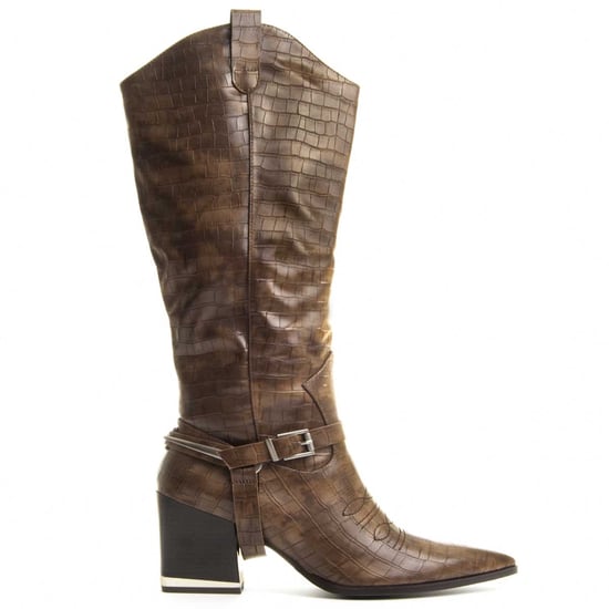 Montevita Laddy Knee High Boot in Brown