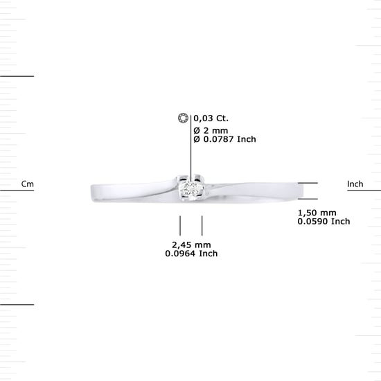 DIADEMA - Ring - Diamond - White Gold