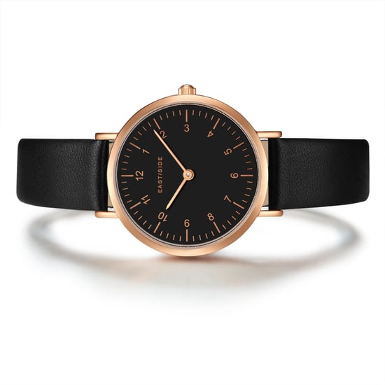 Eastside Female Quartz Rose Gold Genuine Leather Black Watch - Image 2