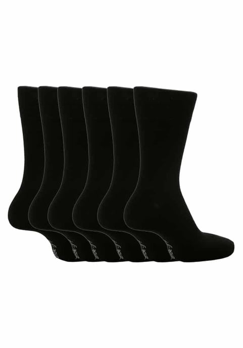 Gentle Grip - 6 Paar Gentle Grip Socken für Herren, nicht elastisch - MGG100 - Image 1