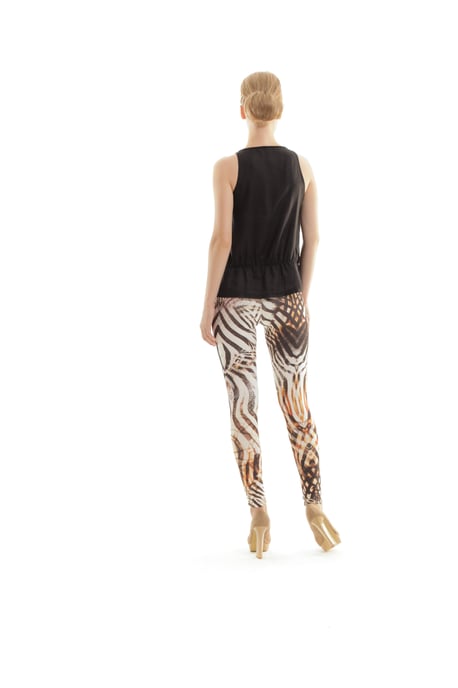 Animal Print Silky Pants