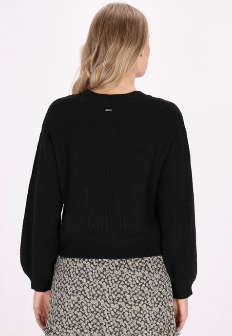 Dreimaster Pullover Damen Schwarz - Image 4
