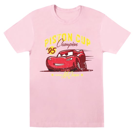 Disney - "Cars Piston Cup Champion" T-Shirt für Herren (Babyrosa) - Image 1