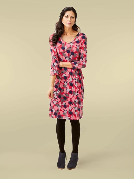 WHITE STUFF 'Tess' Pink Floral Dress
