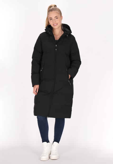 Schmuddelwedda Wintermantel Damen Schwarz - Image 3