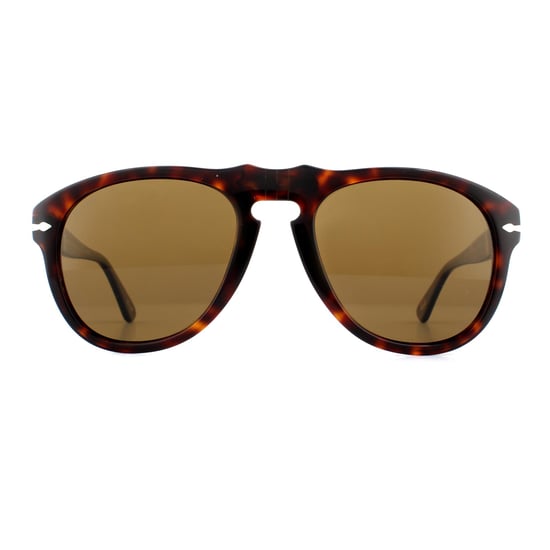 Persol Aviator Mens Havana Brown Polarized Sunglasses