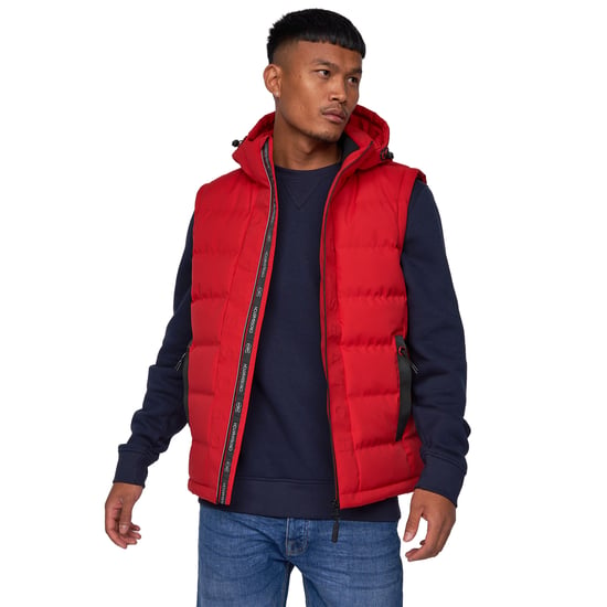Crosshatch - "Kampnew" Weste für Herren (Rot) - Image 4