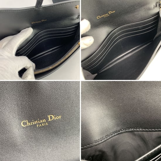 Dior Leder Geldbörse Satteltasche mit Kette - Image 5