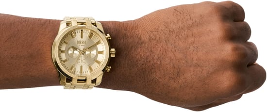 Diesel Split Men's Gold Watch DZ4590