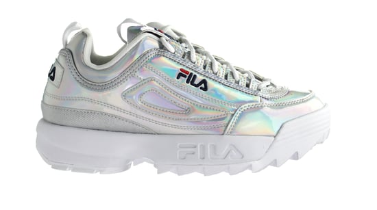 Fila Disruptor M Low Womens Silver Trainers