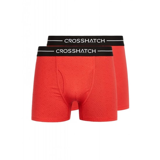 Crosshatch - "Hexter" Boxershorts für Herren (2er-Pack) (Rot) - Image 1