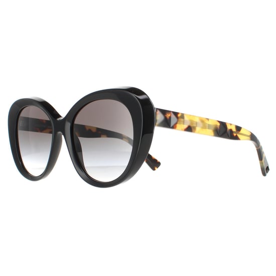Valentino Butterfly Womens Black Havana Grey Gradient VA4113 Sunglasses