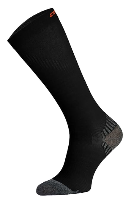 COMODO - 1 Paire Chaussettes Genou Sport Running Contention Homme Femme - Noir - Image 1