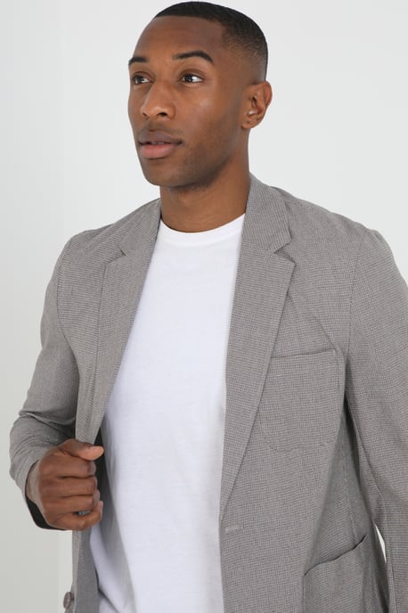 Light Grey 'Canterbury' Check Blazer