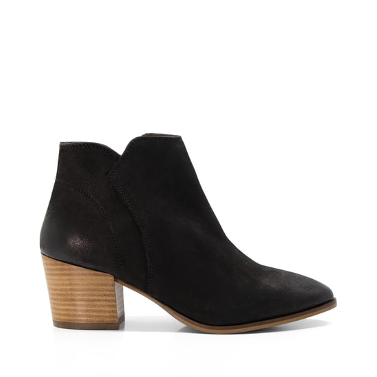 Dune Parlour Nubuk Damenstiefel In Schwarz - Image 2