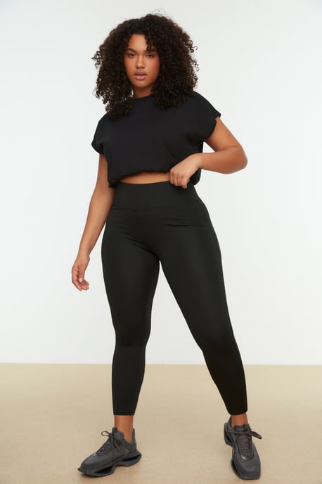 Trendyol Femmes Taille haute Mince Legging de sport grande taille - Image 1