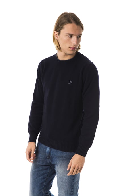 Uominitaliani Men's Blu Sweater