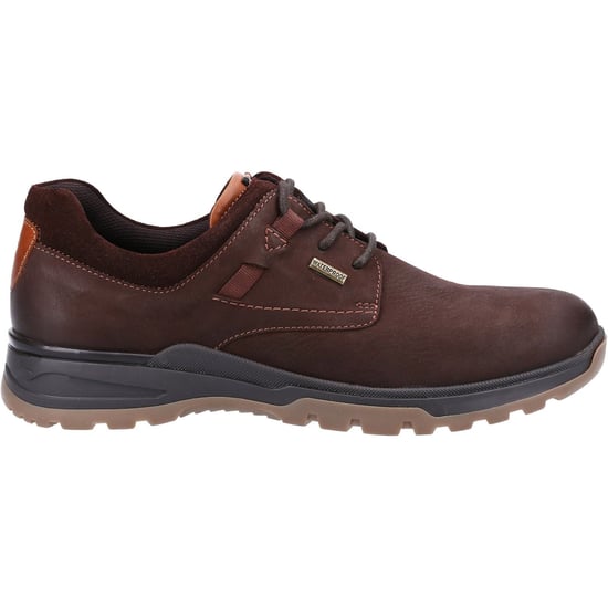 Hush Puppies Pele Leder Herren Braun Nubuk Schnürschuhe - Image 4