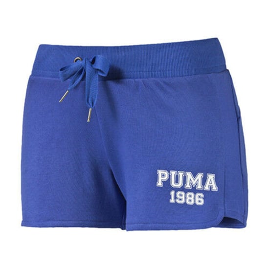 Puma Style Athletic Damen Schillernde blaue Sportshorts 836403 31 RW22 - Image 1