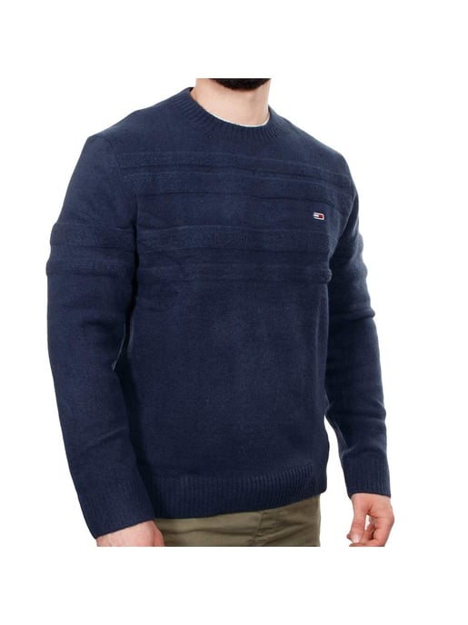 Pull Tommy Jeans Herren Soft Kabel-Flagge - Image 4