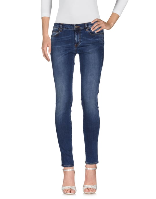 Mauro Grifoni Blue Cotton Skinny Jeans