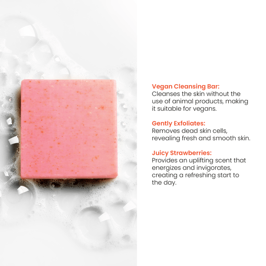 skinChemists No.80 Rose Cleansing Facial Bar 100g - Image 4