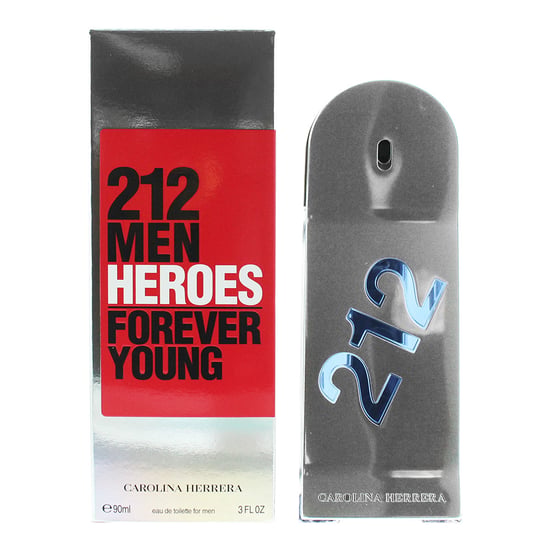 Carolina Herrera 212 Men Heroes Forever Young Eau De Toilette 90ml - Image 1