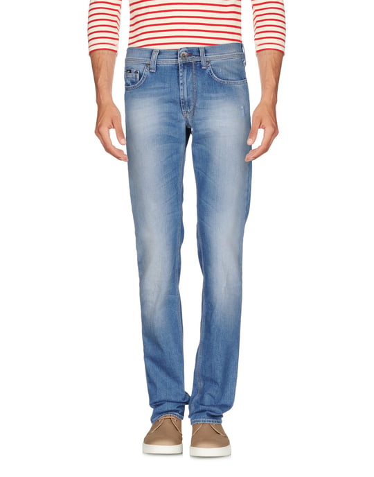 Gas Blue Cotton Jeans