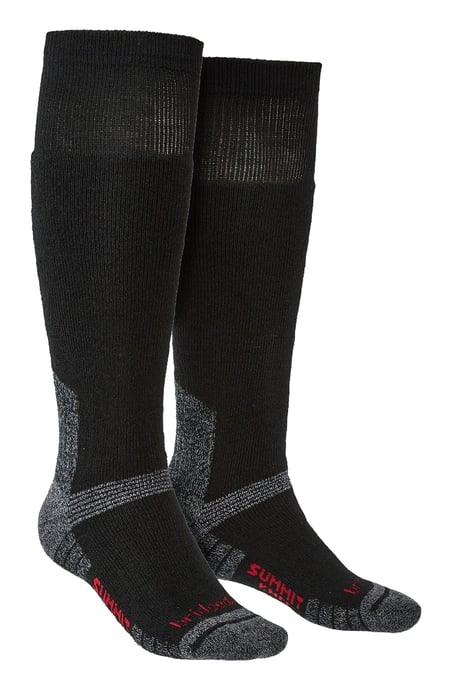 Bridgedale - Mens Outdoor Merino Wool Knee High Socks - Schwarz - Image 1