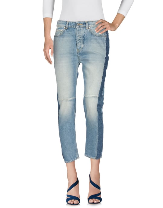 Golden Goose Deluxe Brand Blue Cotton Cropped Jeans