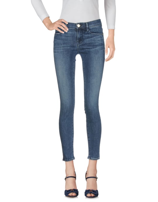 Frame Blue Cotton Pantaloni jeans