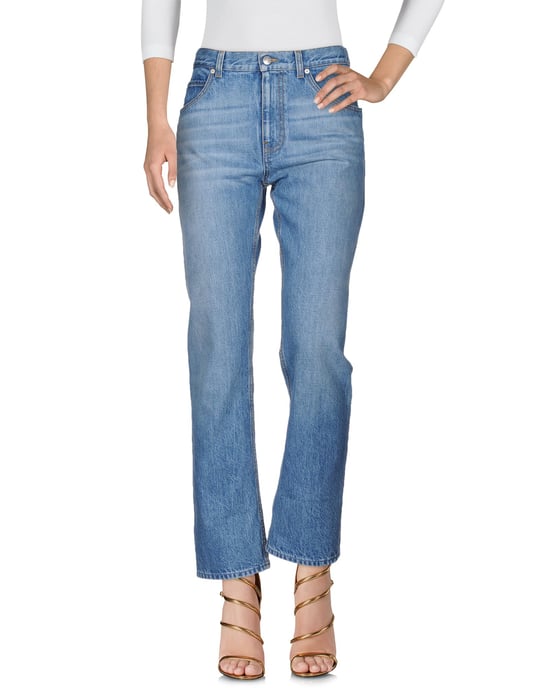 Alexander McQueen Blue Cotton Jeans
