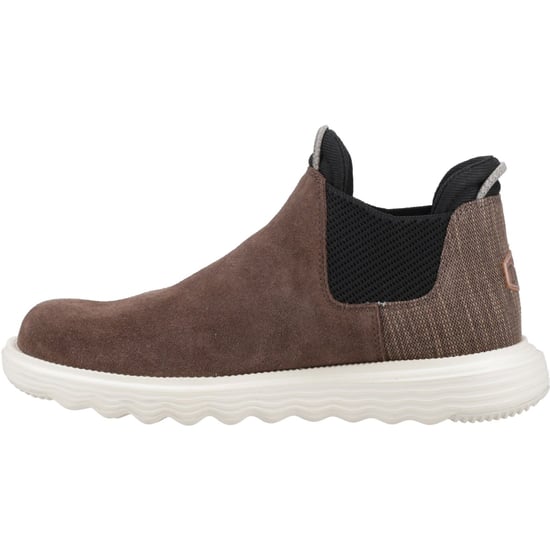 HEYDUDE Branson Leder Damen Stiefel Kaffee - Image 4