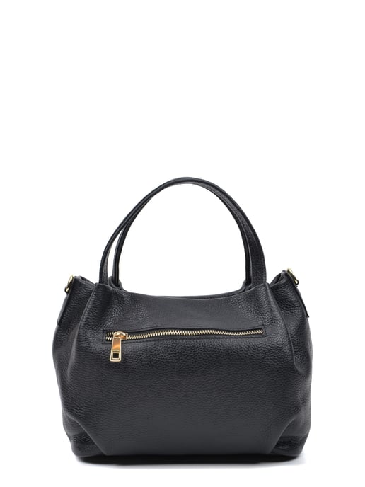 Anna Luchini SS22 AL 1437 Noir Cuir de vachette Sac - Image 2