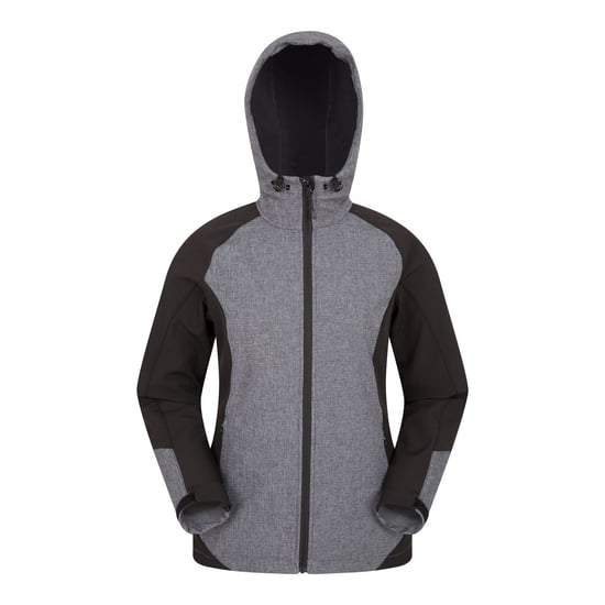 Mountain Warehouse Damen/Damen Illuminate Reflektierende Soft Shell Jacke (Schwarz) - Image 1