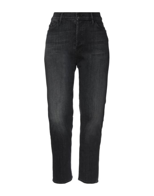 Mother Steel Grey Cotton Jeans