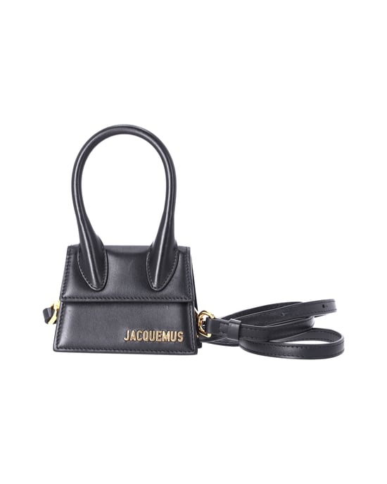 Jacquemus Le Chiquito Tasche mit Handgriff aus schwarzem Leder - Image 1