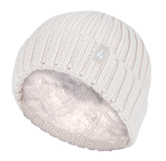 Wärmehalter - Wintermützen- und Handschuhset für Mädchen aus geripptem Material - Image 1