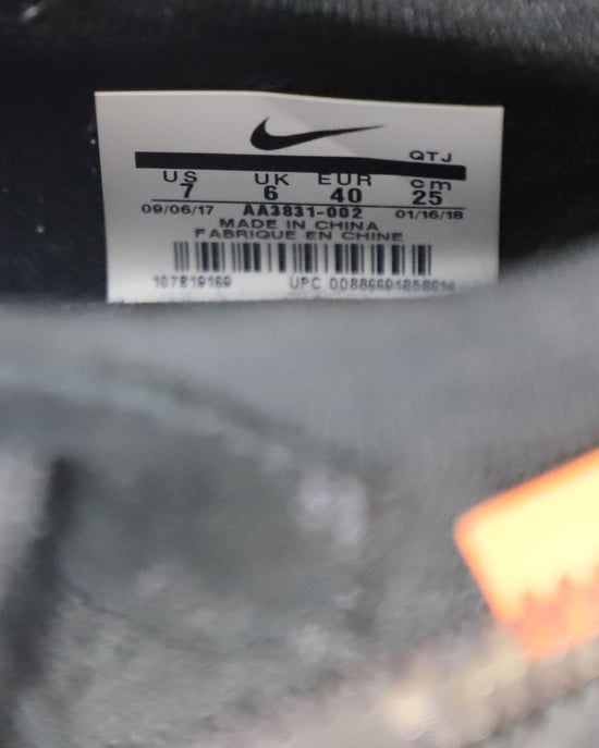 Nike x Off White Vapormax FK Sneaker aus schwarzem Polyester - Image 6