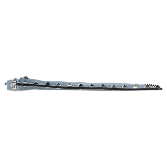 Valentino Garavani Rockstud Clutch-Tasche aus blauem Leder - Image 4