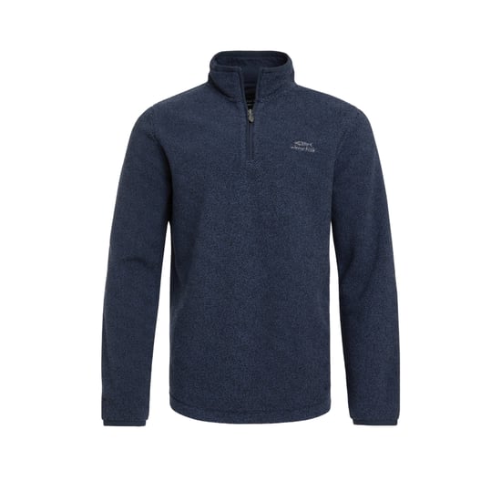 Weird Fish - "Errill" Fleece-Oberteil mit kurzem Reißverschluss für Herren (Marineblau) - Image 1
